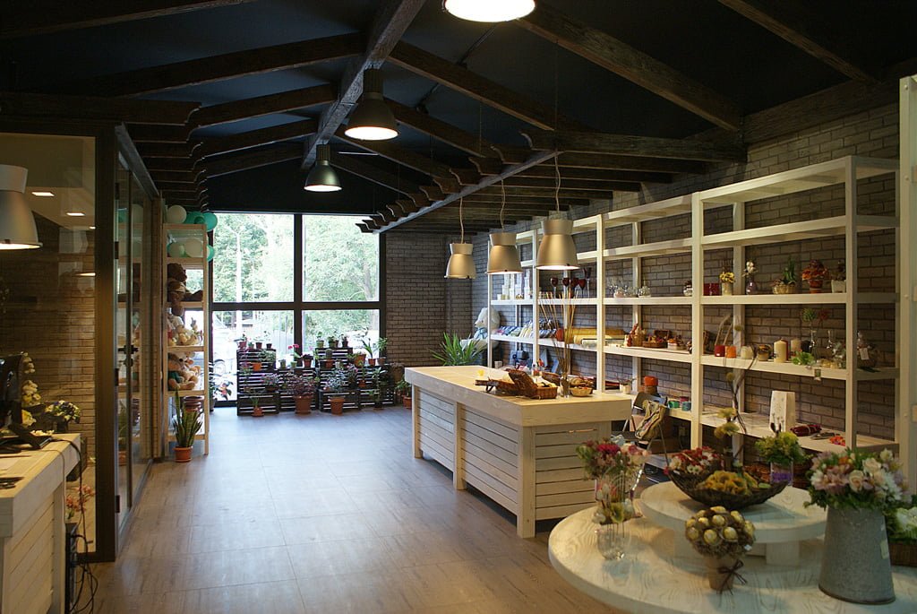 Photo panoramic of the Fiori di Bella country style shop in Tbilisi