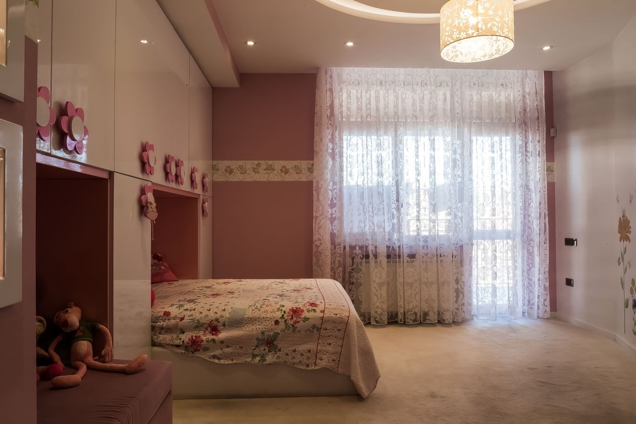 фото интерьера комнаты для девочки (вид 3 от входа) в частной квартире, Ереван