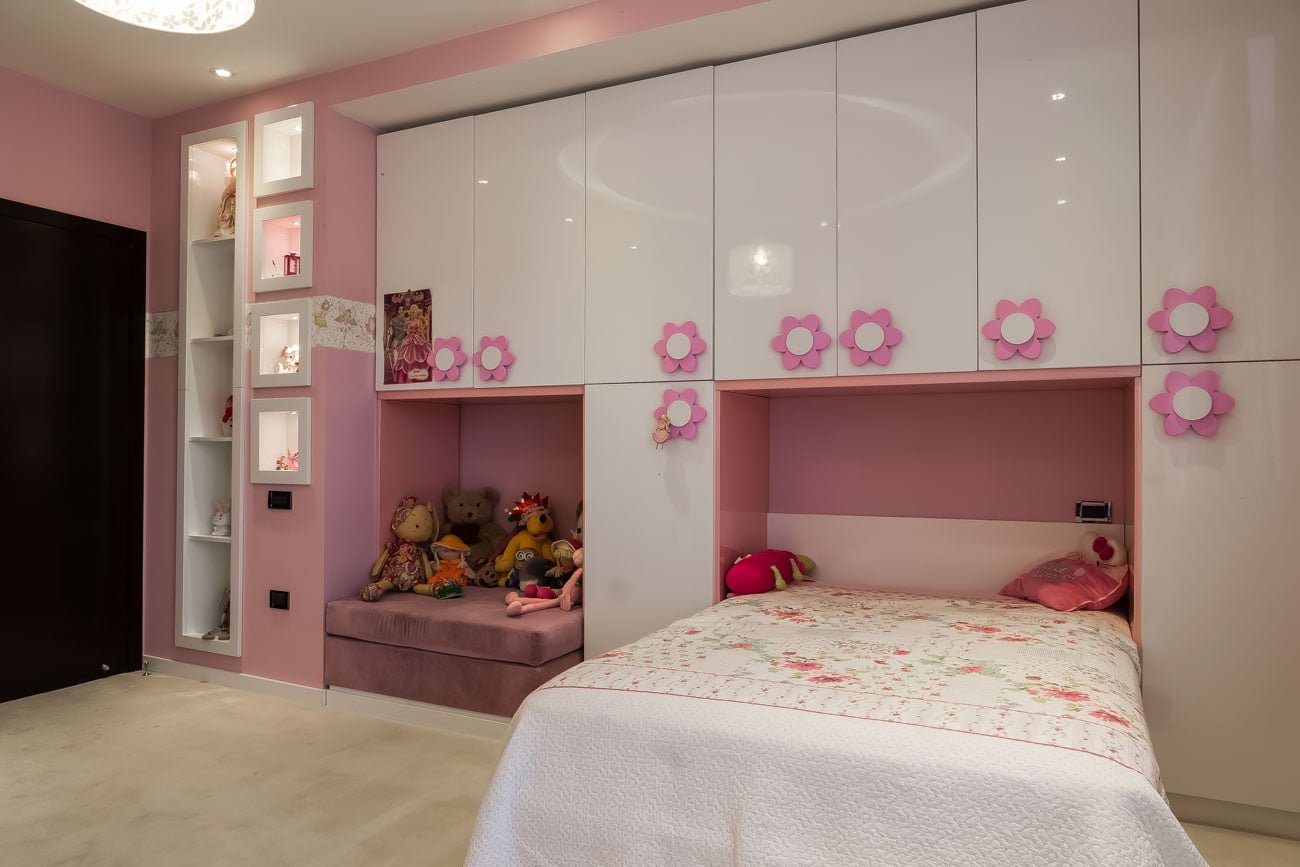 photo of the interior of a children's room for a girl in a private apartment, Yerevan