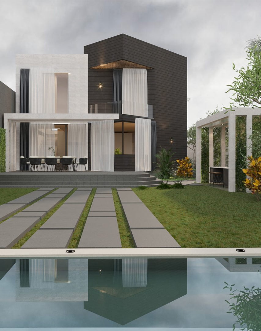 image of a modern country mansion project and architecture IMAGEMAN
